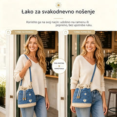 Tkana traper torba u boho stilu koja će upotpuniti svaku odjevnu kombinaciju ✨