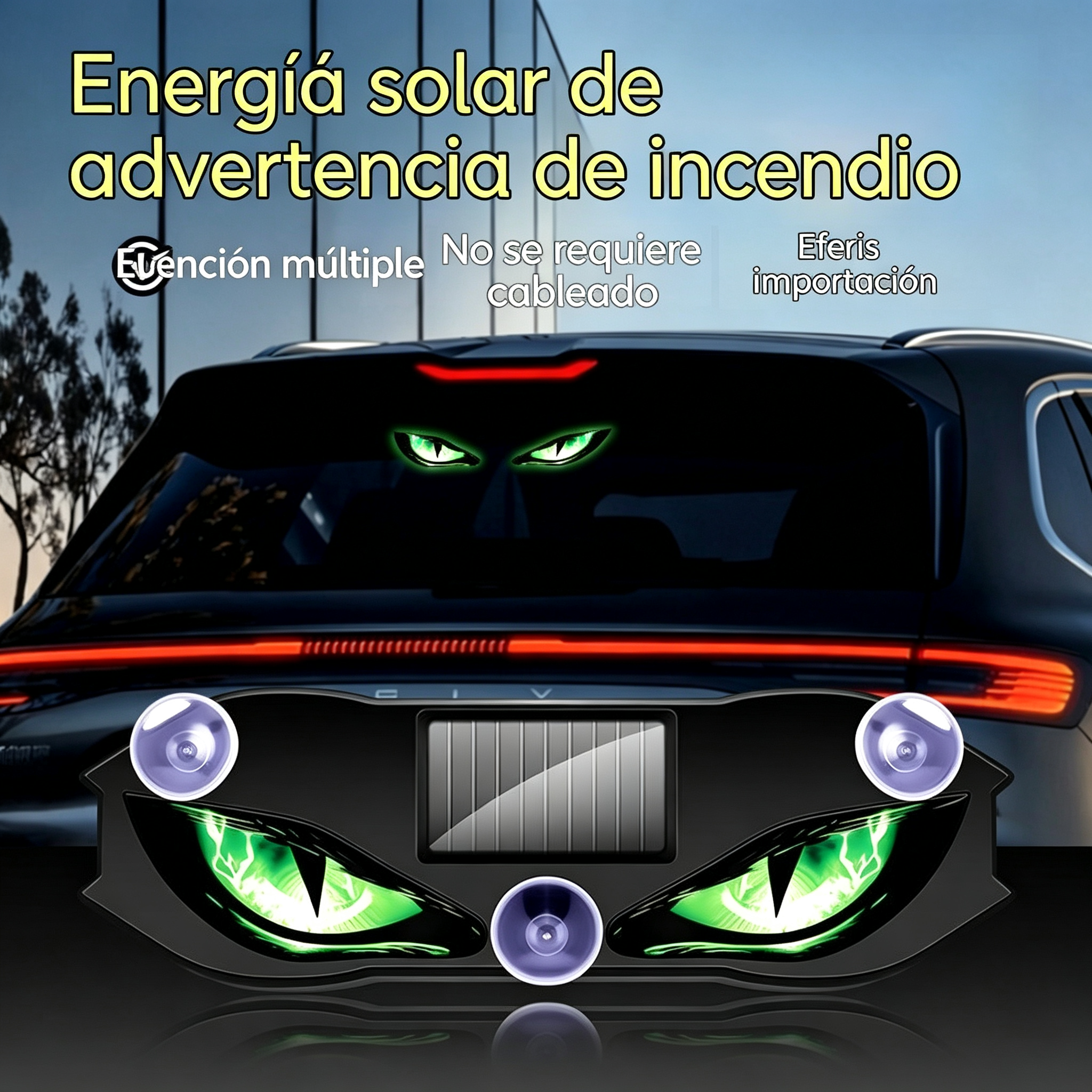 🚗👀 Pekelné LED oko – solárne výstražné svetlo do auta. Bez káblov, s 4 režimami a automatickou detekciou. Tvoj štýl, tvoja bezpečnosť. Kúp 1, získaj 1 zadarmo! ✨