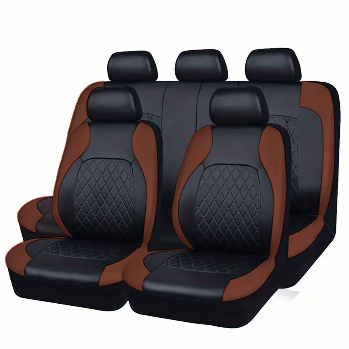 🔥🔥【Zľava 50 %】🚗🚗Univerzálna sada poťahov na autosedačky z mäkkej kože ✅Platba pri doručení